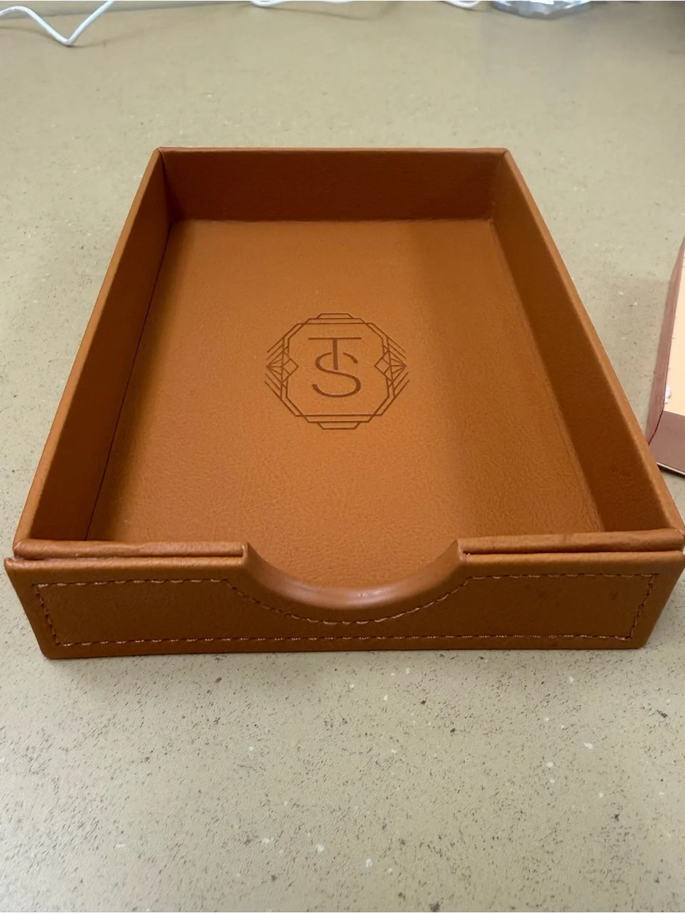 Taylor Swift Rust Brown Notepad and Gold-Accent Pen Set